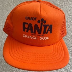 Fanta soda orange vintage SnapBack hat